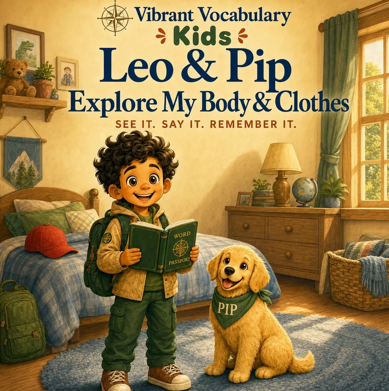 Leo & Pip Explore My Body & Clothes