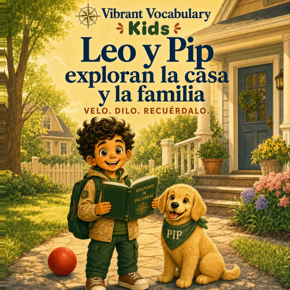 Leo y Pip exploran la casa y la familia